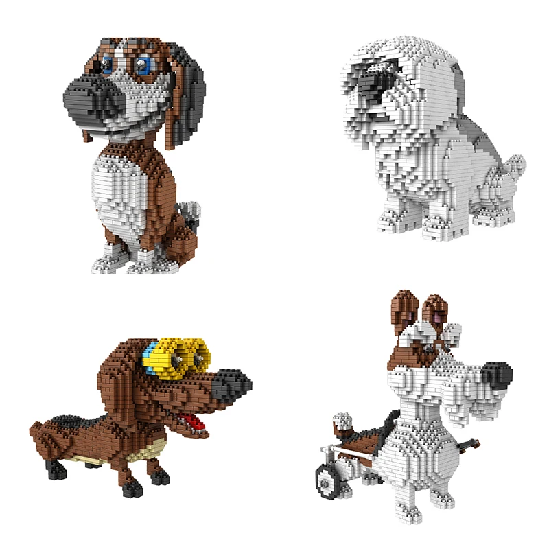 MOC Classic pop Animal image figure Series Sausage dog Handmade DIY Microparticles bricks Building block children's toys gift
MOC Classic pop Animal image figure Series Sausage dog Handmade DIY Microparticles bricks Building block children's toys gift