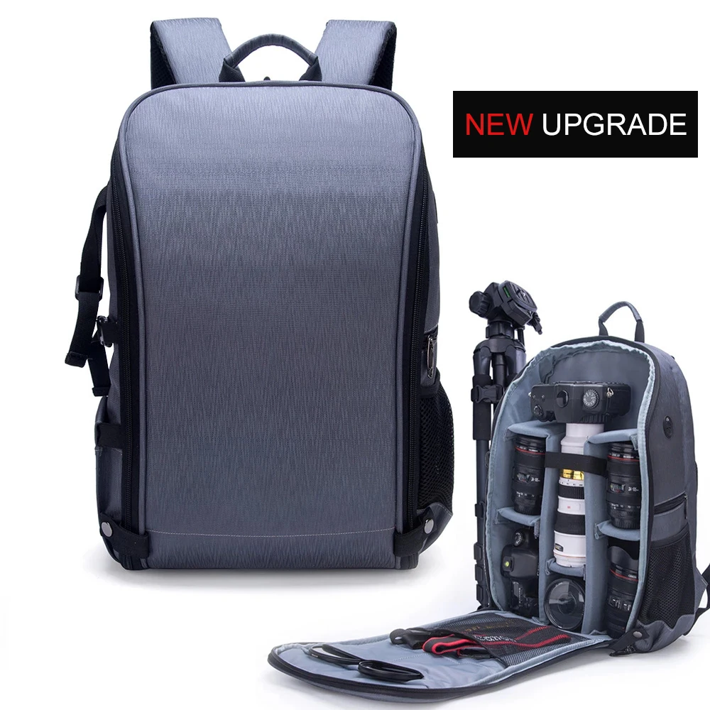 Photo Shoulders Backpack Waterproof Nylon Case fit 15.6" Laptop Bag w USB Port for Canon Nikon Sony SLR Photography Lens Tripod
Photo Shoulders Backpack Waterproof Nylon Case fit 15.6" Laptop Bag w USB Port for Canon Nikon Sony SLR Photography Lens Tripod