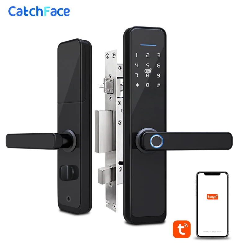 Biometric Fingerprint Door Lock WIFI Smart Digital Electronic Lock Tuay APP Password RFID Keyless Lock Support Smart Life APP
Biometric Fingerprint Door Lock WIFI Smart Digital Electronic Lock Tuay APP Password RFID Keyless Lock Support Smart Life APP