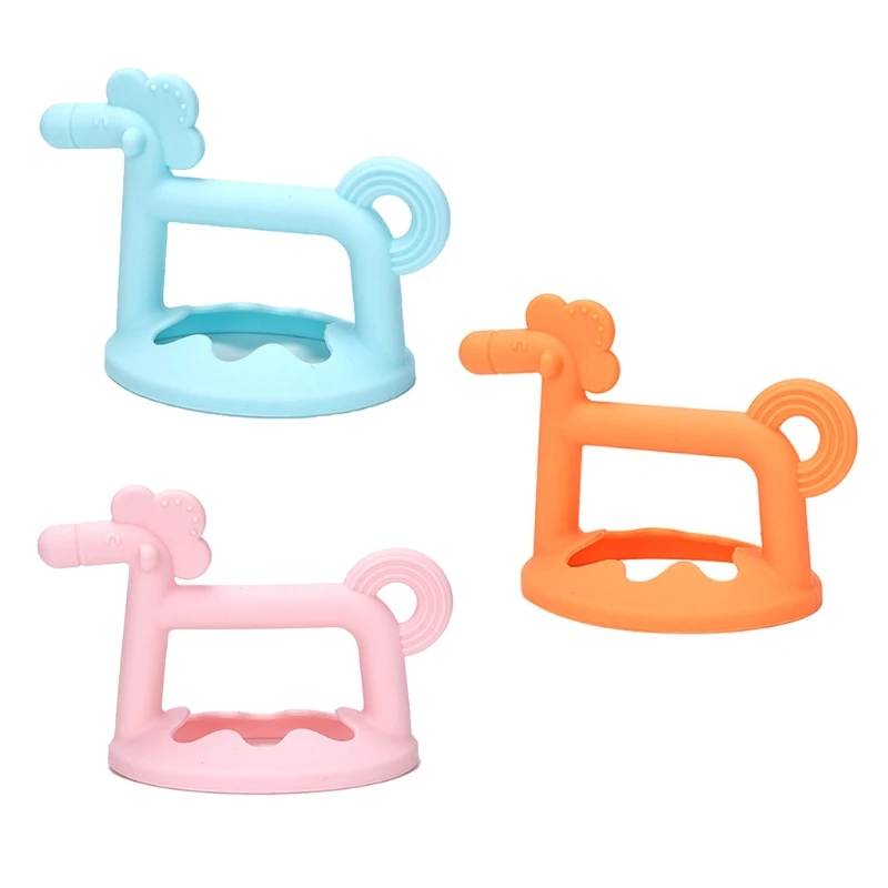 Newborn Teething Molar Baby Silicone Teether Cute 3D Horse Shape Chewable Toy 203E
Newborn Teething Molar Baby Silicone Teether Cute 3D Horse Shape Chewable Toy 203E