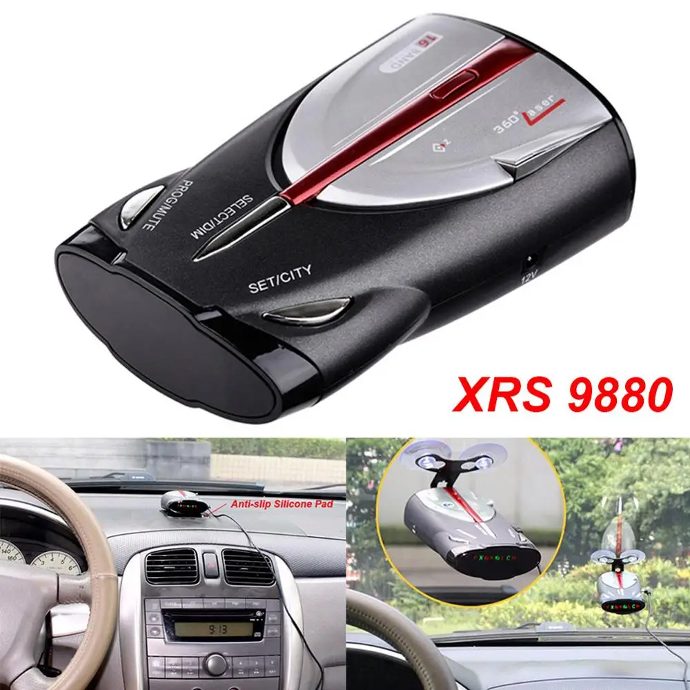 

12 V Radar Detector with LED Display Voice Alarm Vehicle Speed Detection with 90 Degree Detection Vehicle Speed Testing System