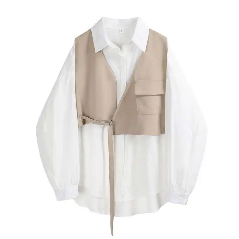 Woman Blouses 2021 Spring Autumn Fashion Vintage Design Korean Turn Down Collar Cardigan Long Sleeve Loose Women Shirts Tops
Woman Blouses 2021 Spring Autumn Fashion Vintage Design Korean Turn Down Collar Cardigan Long Sleeve Loose Women Shirts Tops