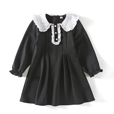 

Explosion models spring and autumn new dress in the big boy autumn girl network red ocean doll collar princess dress children