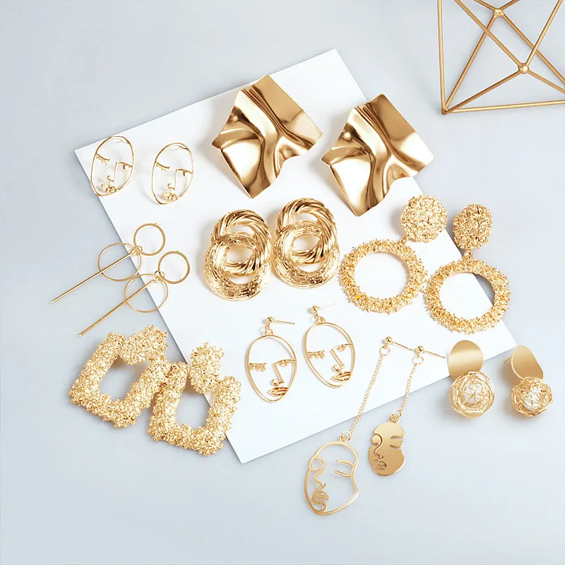 Fashion Statement Earrings 2020 Big Geometric Round Earrings For Women Hanging Dangle Earrings Drop Earing Modern Female Jewelry
Fashion Statement Earrings 2020 Big Geometric Round Earrings For Women Hanging Dangle Earrings Drop Earing Modern Female Jewelry