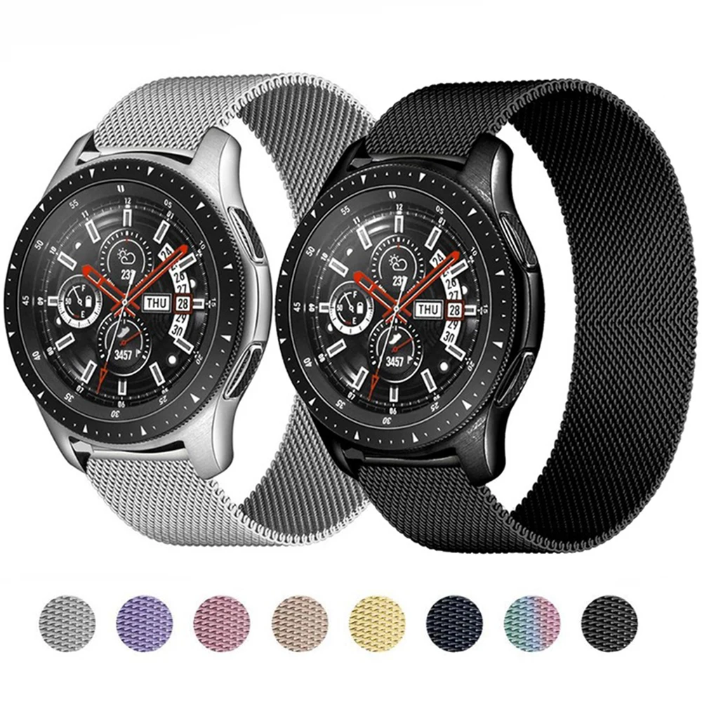 Magnetic Loop for Samsung Gear S3 Galaxy 46 42mm GTR 42/47mm Metal Watch Strap for Huawei GT2 20/22mm WristBand
Magnetic Loop for Samsung Gear S3 Galaxy 46 42mm GTR 42/47mm Metal Watch Strap for Huawei GT2 20/22mm WristBand