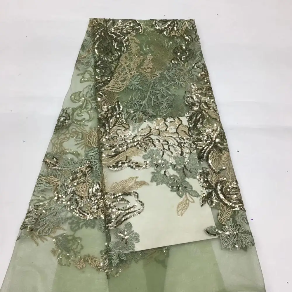Madison Best Quality African Lace Fabric Sequence Lace Embroidery Nigerian Net Lace with Sequins Latest French Tulle Mesh Lace 
Madison Best Quality African Lace Fabric Sequence Lace Embroidery Nigerian Net Lace with Sequins Latest French Tulle Mesh Lace