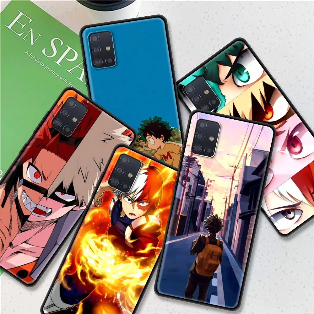 Phone Case For Samsung Galaxy A51 A71 A21S M31 M30s A31 A41 A11 A01 M51 Black Soft Mobile Cover Sac My Hero Academia Anime Capas
Phone Case For Samsung Galaxy A51 A71 A21S M31 M30s A31 A41 A11 A01 M51 Black Soft Mobile Cover Sac My Hero Academia Anime Capas