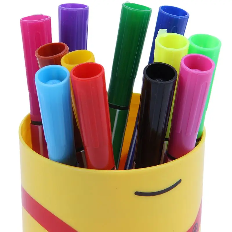 12 Colors Marker Set Highlighter Stationery Sketch Markers Washable Watercolor Pens for Kids Popular Art Supplies
12 Colors Marker Set Highlighter Stationery Sketch Markers Washable Watercolor Pens for Kids Popular Art Supplies