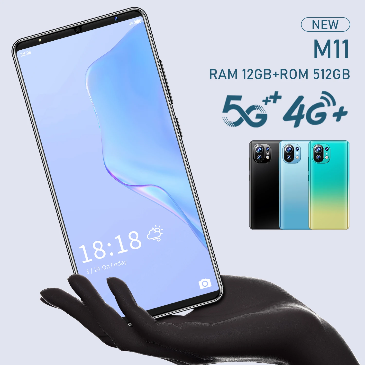 M11 MTK6889 Smartphone android (10 cores) 4G 5G Cheap Phone IPS Screen High-End Back Cover Unlocked cell phones 12GB+512GB
M11 MTK6889 Smartphone android (10 cores) 4G 5G Cheap Phone IPS Screen High-End Back Cover Unlocked cell phones 12GB+512GB