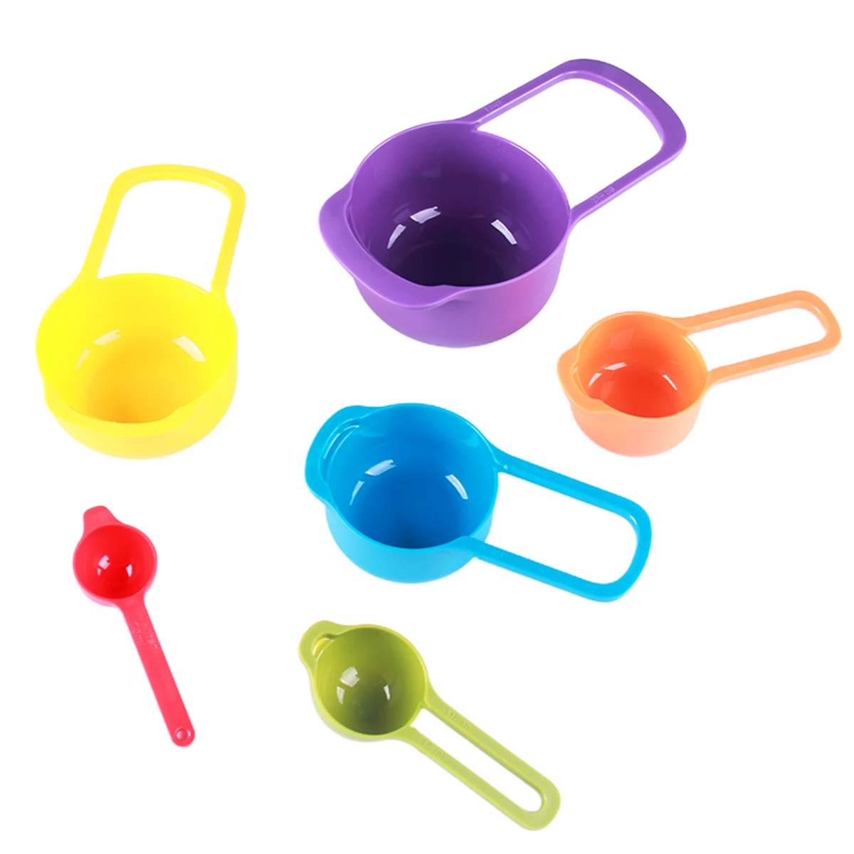 Faroot 6 PCS Measuring Spoons Cups Set, Colorful Scoops with Scale for Milk Powder, Flour, Seasoning, Vinegar, Soy Sauce
Faroot 6 PCS Measuring Spoons Cups Set, Colorful Scoops with Scale for Milk Powder, Flour, Seasoning, Vinegar, Soy Sauce