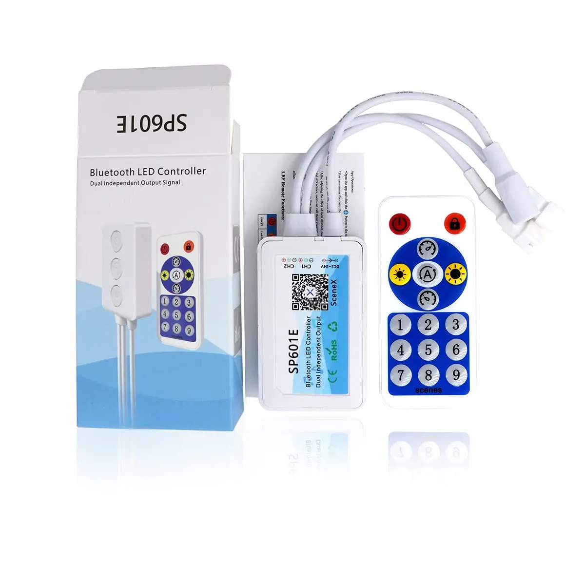 Светодиодный контроллер SP601E RGBIC для Ws2812B Ws2811 SK6812 APA102, адресные пиксельные светодиодные лампы
Светодиодный контроллер SP601E RGBIC для Ws2812B Ws2811 SK6812 APA102, адресные пиксельные светодиодные лампы
