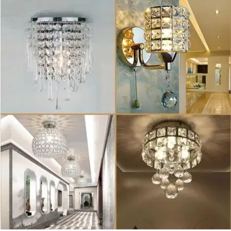 Luster of modern LED crystal chandelier lighting K9 crystal pendant bedroom bedside loft stair corridor ceiling lamp living room
Luster of modern LED crystal chandelier lighting K9 crystal pendant bedroom bedside loft stair corridor ceiling lamp living room