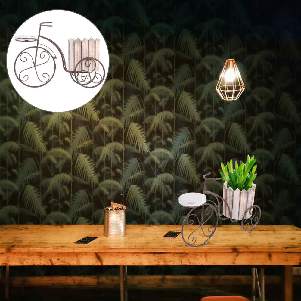 Vintage Iron Bike Planter Stand Metal Flower Holder Home Desktop Decor
Vintage Iron Bike Planter Stand Metal Flower Holder Home Desktop Decor