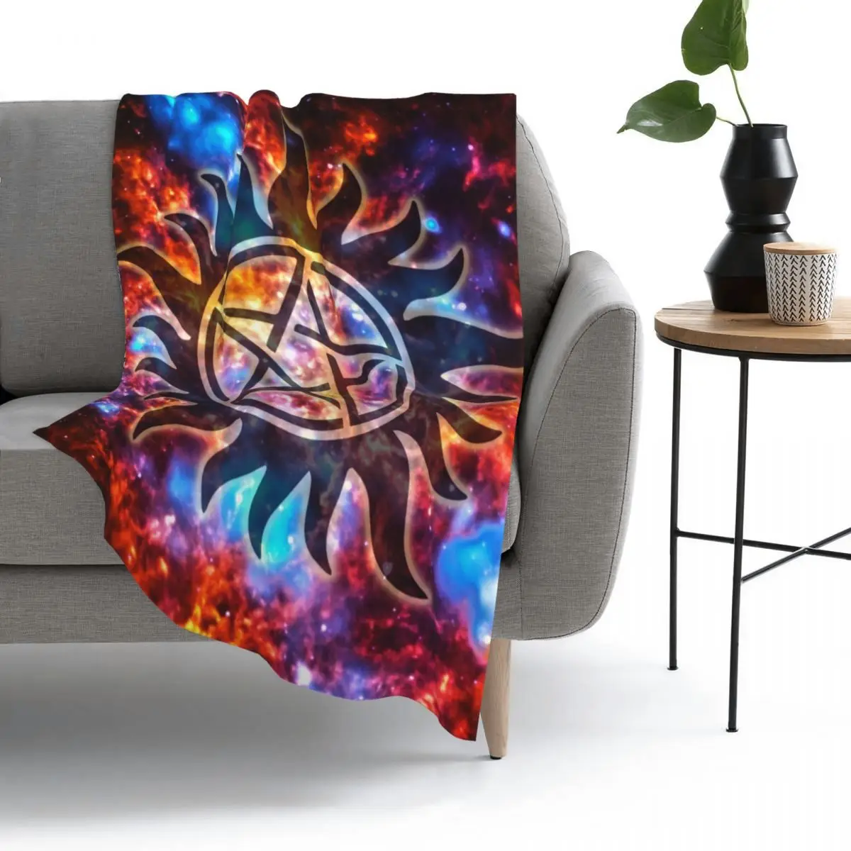 Supernatural Cosmos Pentagram Throw Blanket Fleece Sofa blanket Plush Flannel Warm Thickened double-sided fleece blanket home
Supernatural Cosmos Pentagram Throw Blanket Fleece Sofa blanket Plush Flannel Warm Thickened double-sided fleece blanket home