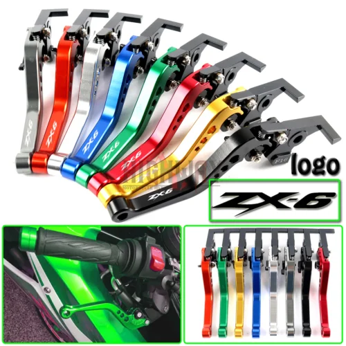 Motorcycle Brake Handle Bar Lever CNC Aluminum Short Adjustable Brake Clutch levers For Kawasaki ZX-6 ZX6 2006-2015
Motorcycle Brake Handle Bar Lever CNC Aluminum Short Adjustable Brake Clutch levers For Kawasaki ZX-6 ZX6 2006-2015