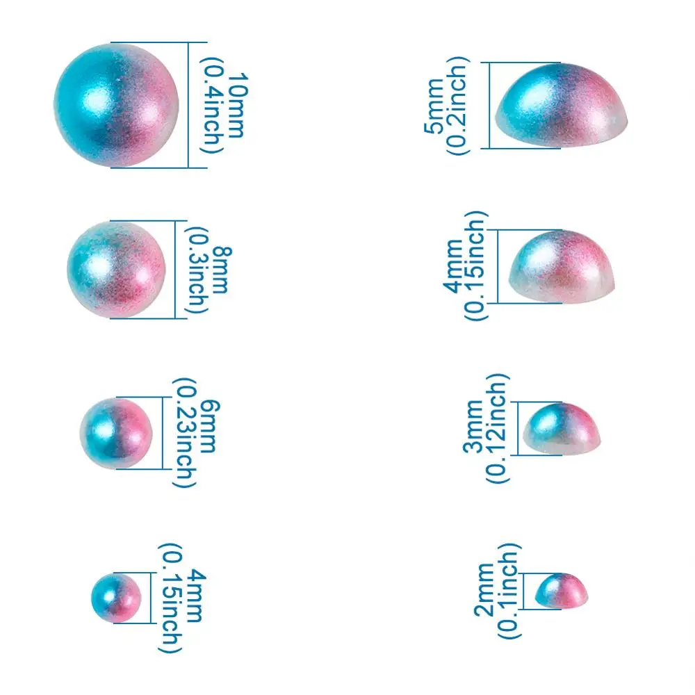 1 Box Mixed Color Dome/Half Round Imitation Pearl Acrylic Cabochons for Jewelry Making DIY Findings Accessories F80 
1 Box Mixed Color Dome/Half Round Imitation Pearl Acrylic Cabochons for Jewelry Making DIY Findings Accessories F80