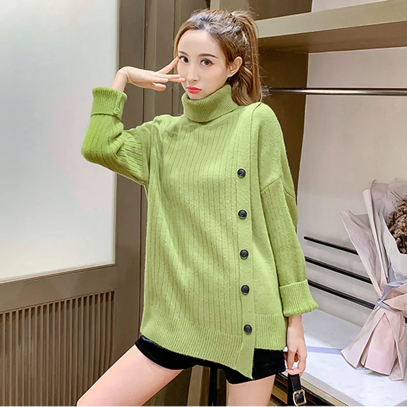 Plus Size Female Knitted Pullover Sweater Turtle Neck Fashion Long Sleeve Pullovers Jumper Women Loose Sweater Ladies Tops
Plus Size Female Knitted Pullover Sweater Turtle Neck Fashion Long Sleeve Pullovers Jumper Women Loose Sweater Ladies Tops
