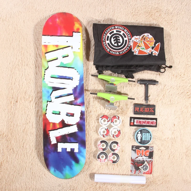 Double Rocker Skateboard Teenagers Adults Beginners Complete Skateboard With Wheels Bearings Four-wheel Skateboard
Double Rocker Skateboard Teenagers Adults Beginners Complete Skateboard With Wheels Bearings Four-wheel Skateboard