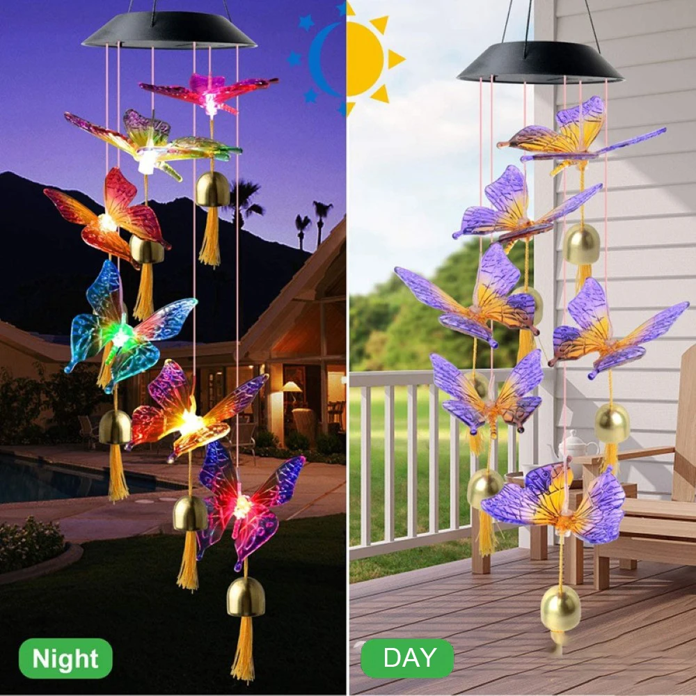 Garden Solar Led Light Outdoor Changing Color Wind Bell LED Solar Jardin Courtyard Wind Bell Camping Hanging Solar Led Lights
Garden Solar Led Light Outdoor Changing Color Wind Bell LED Solar Jardin Courtyard Wind Bell Camping Hanging Solar Led Lights