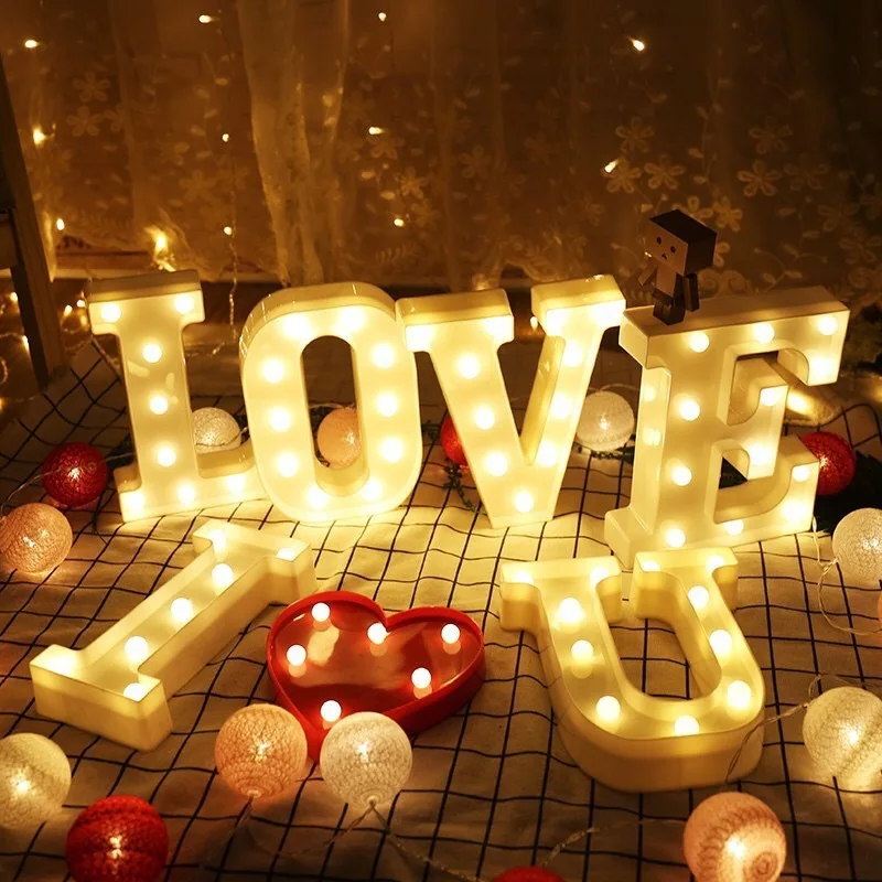 3D Letter LED Night Light 26 Letters 0-9 Numbers Subtitles Logo Lights for Interior Decoration Baby Shower Wedding Decoration
3D Letter LED Night Light 26 Letters 0-9 Numbers Subtitles Logo Lights for Interior Decoration Baby Shower Wedding Decoration