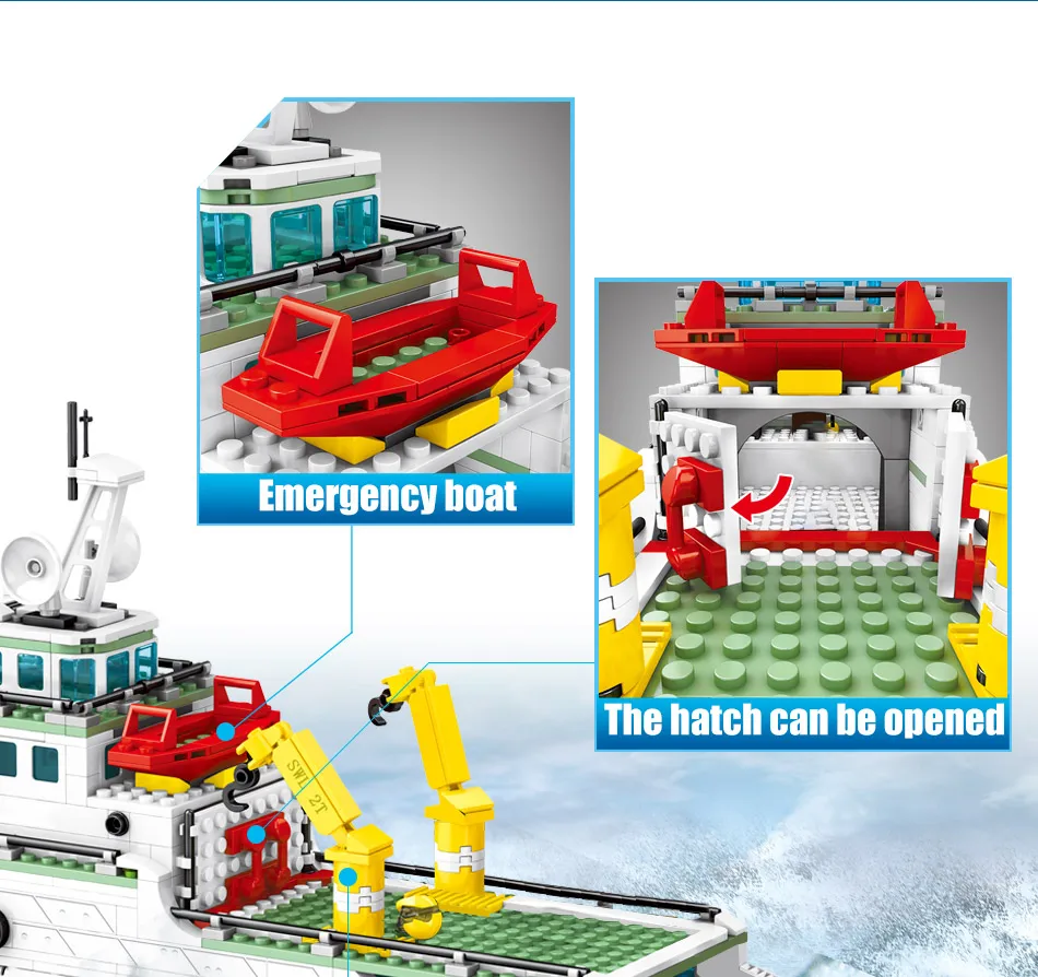 SEMBO City Police Rescue Action Helicopter Ship Model Building Blocks City yacht Plane Policeman Figures Bricks Educational Toys
SEMBO City Police Rescue Action Helicopter Ship Model Building Blocks City yacht Plane Policeman Figures Bricks Educational Toys