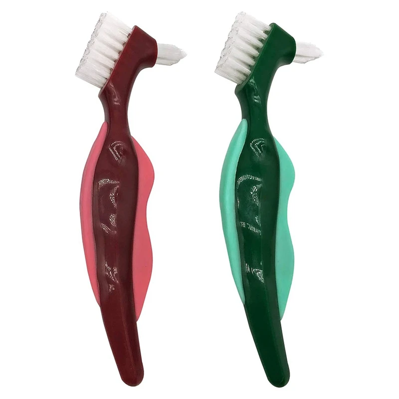 2 Pcs Premium Hard Denture Brush Toothbrush, Cleaning Brush, Multi-Layered Bristles &Portable Denture Double Sided Brush
2 Pcs Premium Hard Denture Brush Toothbrush, Cleaning Brush, Multi-Layered Bristles &Portable Denture Double Sided Brush