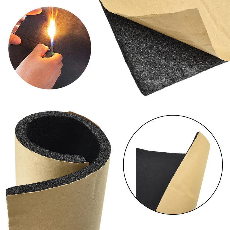 1PC Car Van Sound Proofing Deadening Insulation Foam Car Truck Firewall Heat Sound Deadener Insulation Mat Black 30cm*50cm*6mm
1PC Car Van Sound Proofing Deadening Insulation Foam Car Truck Firewall Heat Sound Deadener Insulation Mat Black 30cm*50cm*6mm