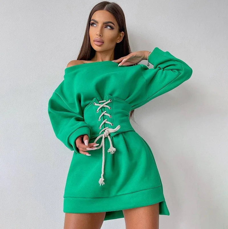 Spring 2021 Hooded Dress Women Lace Up Waist Slim Black Gothic Dress Female Short Mini Harajuku Streetwear Vestidos
Spring 2021 Hooded Dress Women Lace Up Waist Slim Black Gothic Dress Female Short Mini Harajuku Streetwear Vestidos