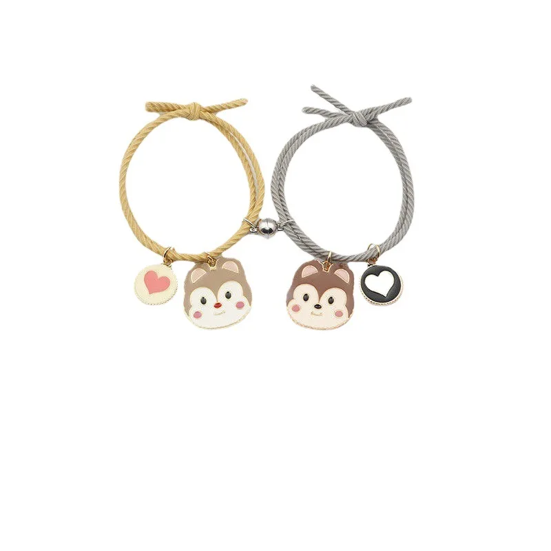 2pcs/set Magnet Bracelet Couple Vintage Cartoon Couple Rabbit Long Distance Paired Braclet Lovers Jewelry Valentine's Day Gift
2pcs/set Magnet Bracelet Couple Vintage Cartoon Couple Rabbit Long Distance Paired Braclet Lovers Jewelry Valentine's Day Gift
