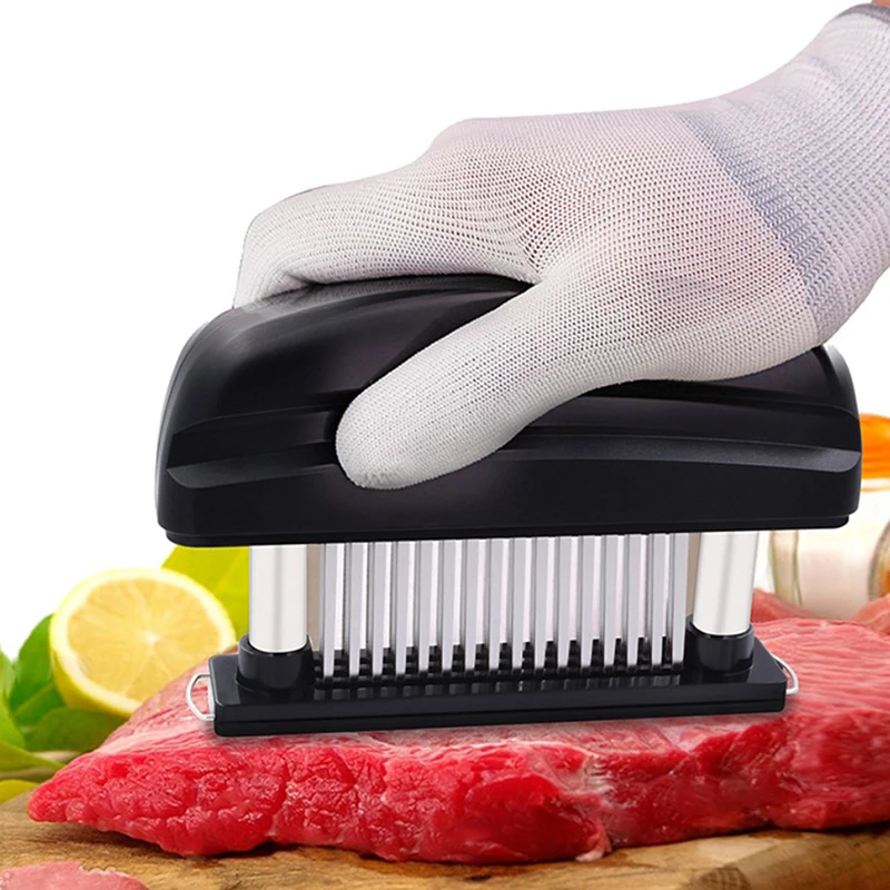 Нежный мясо из нержавеющей стали, 48 игл, свободная мясообразная игла, мясоотбойный молоток, мясоотбойник, кухонные инструменты, кухонные пр...
Нежный мясо из нержавеющей стали, 48 игл, свободная мясообразная игла, мясоотбойный молоток, мясоотбойник, кухонные инструменты, кухонные пр...