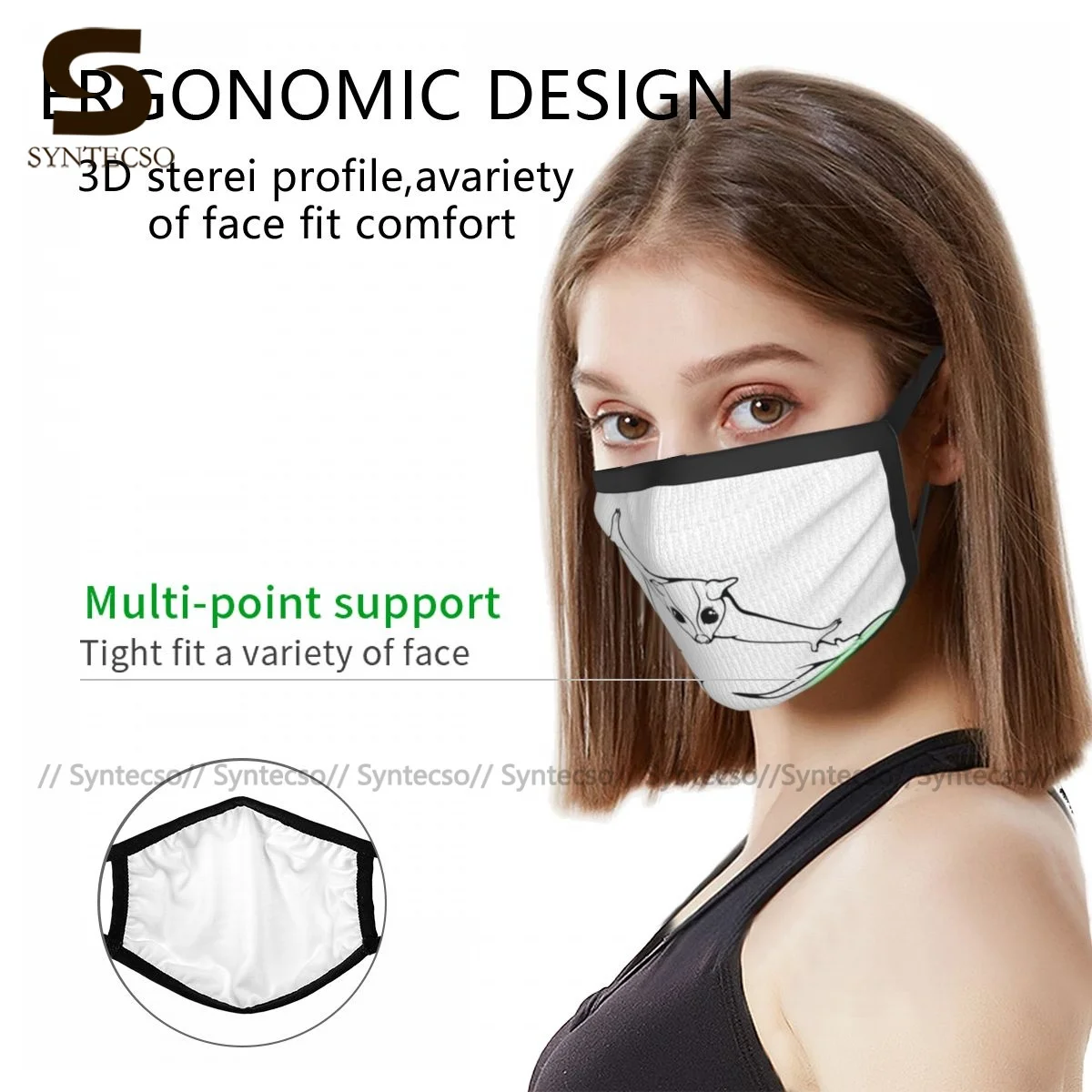 Flying Squirrel Mouth Face Mask Cloth Cute Dust Reusable Cheap Adult Facial Mask
Flying Squirrel Mouth Face Mask Cloth Cute Dust Reusable Cheap Adult Facial Mask