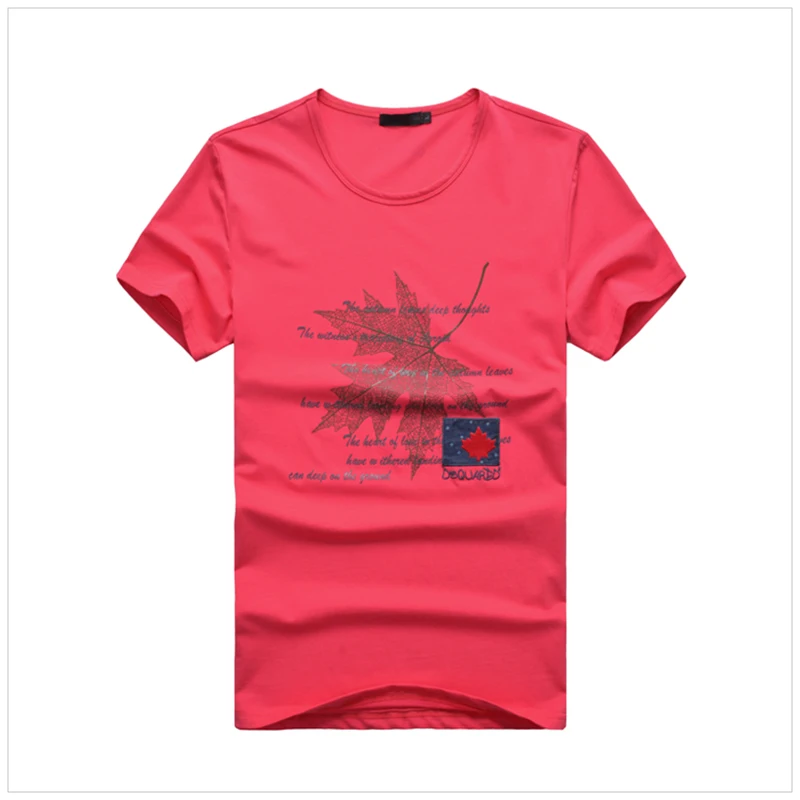 DSQ short sleeve t-shirt men's Canadian maple leaf printing embroidery fashion 100% cotton summer round neck casual top D2
DSQ short sleeve t-shirt men's Canadian maple leaf printing embroidery fashion 100% cotton summer round neck casual top D2