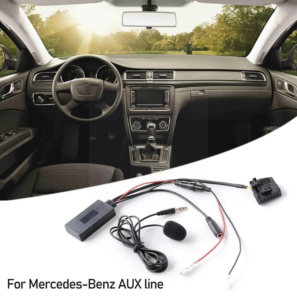 Для Mercedes AUX Bluetooth-совместимая Музыка + микрофон для вызова Aux Line Comand 2,0 Микрофон Поддерживает замену музыки L6L2
Для Mercedes AUX Bluetooth-совместимая Музыка + микрофон для вызова Aux Line Comand 2,0 Микрофон Поддерживает замену музыки L6L2