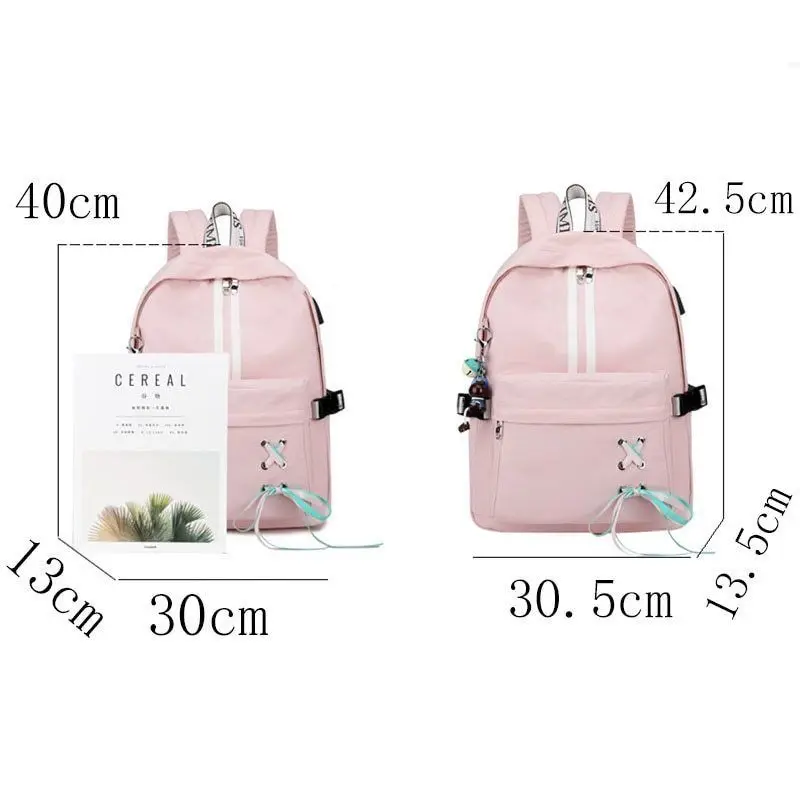 Girls Anti Theft Reflective Waterproof Backpack USB Charge School Bags Women Travel Laptop Rucksack Bookbags 
Girls Anti Theft Reflective Waterproof Backpack USB Charge School Bags Women Travel Laptop Rucksack Bookbags