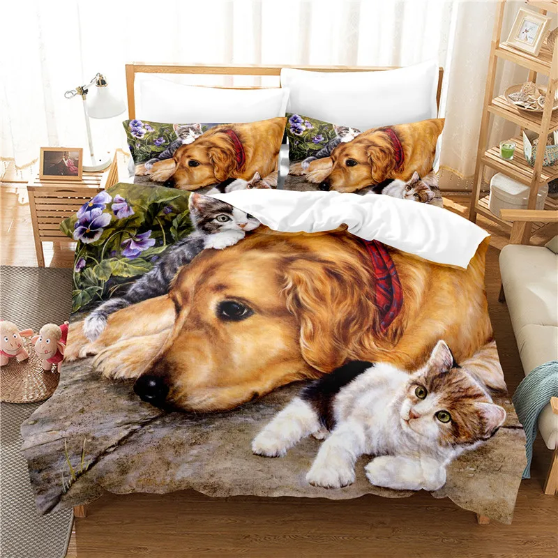 Cute Dog Bedding Set Duvet Cover Set 3d Bedding Digital Printing Bed Linen Queen Size Bedding Set Fashion Design
Cute Dog Bedding Set Duvet Cover Set 3d Bedding Digital Printing Bed Linen Queen Size Bedding Set Fashion Design