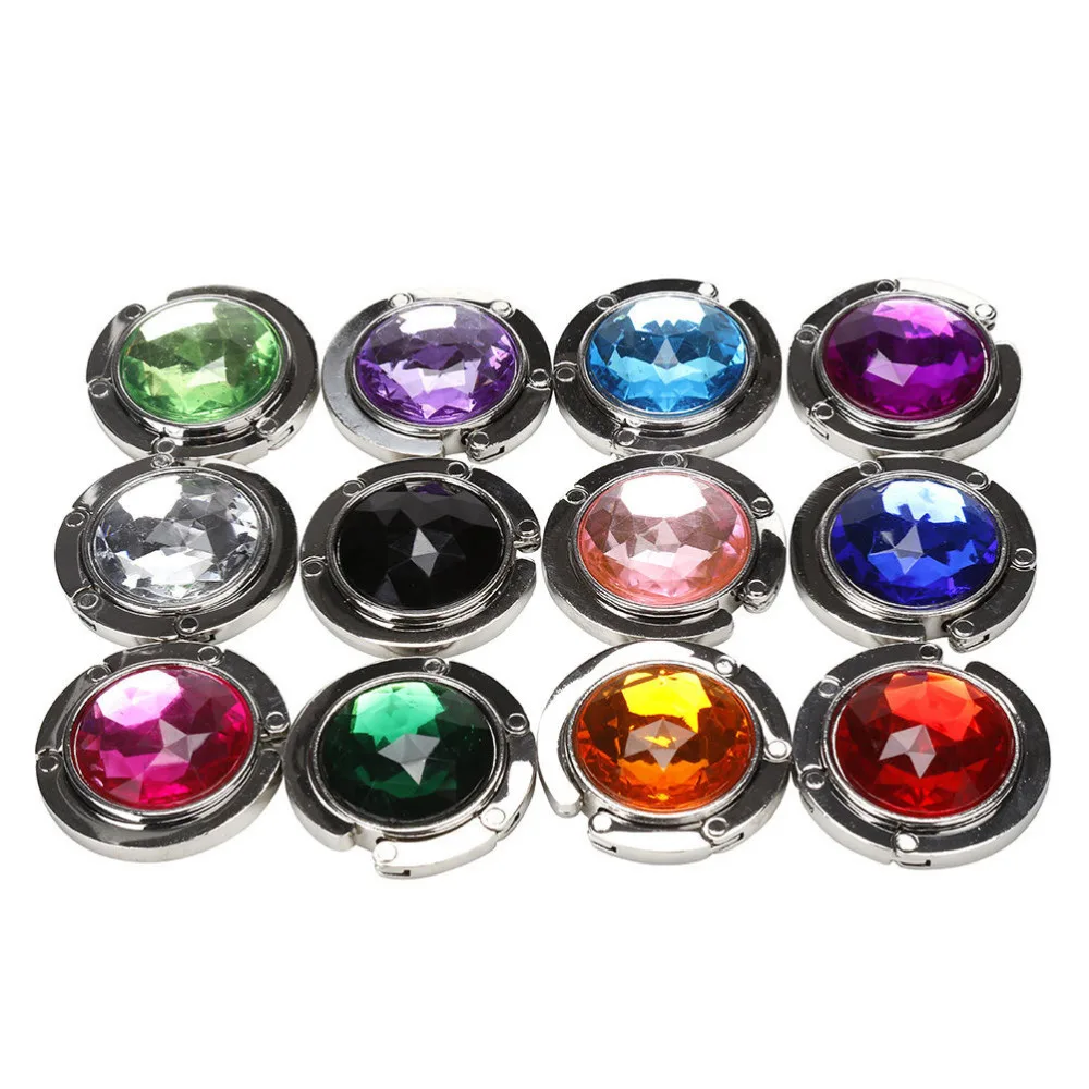 1 Piece Folded Handbag Bag Hook Hanger Holder Alloy Fashion Crystal Rhinestone Bag Holders Accessories 12 Colors
1 Piece Folded Handbag Bag Hook Hanger Holder Alloy Fashion Crystal Rhinestone Bag Holders Accessories 12 Colors