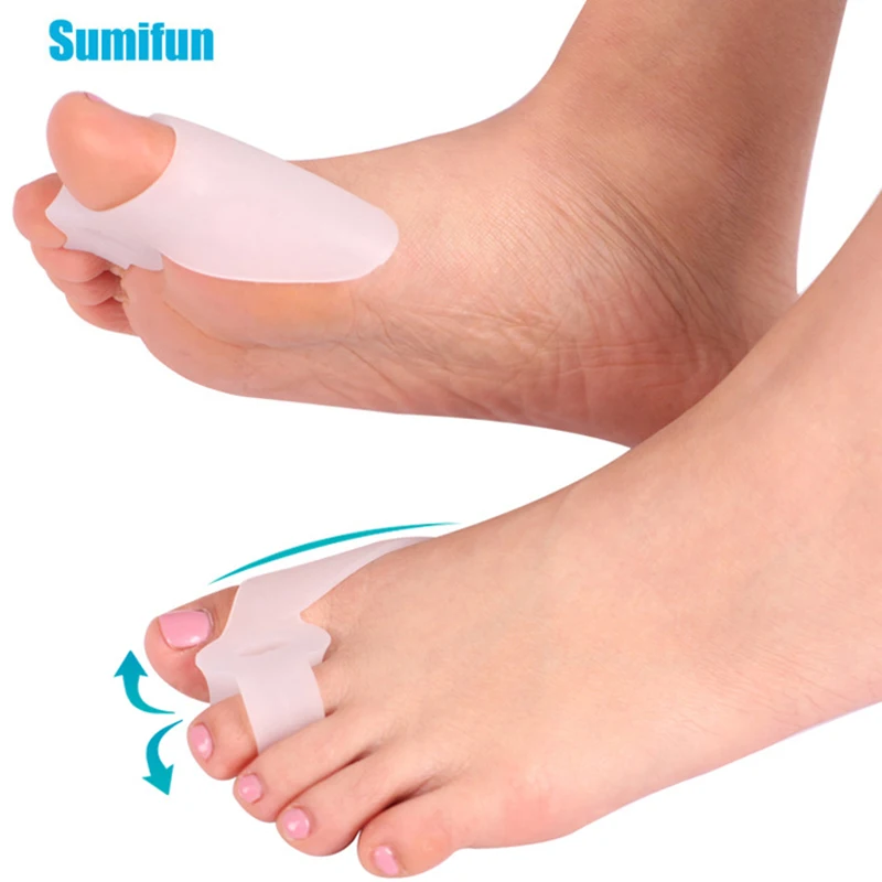 2Pcs Hallux Valgus Corrector Bone Thumb Orthotic Orthopedic Silicone Big Toe Separator Bunion Corrector Pedicure Foot Care C142
2Pcs Hallux Valgus Corrector Bone Thumb Orthotic Orthopedic Silicone Big Toe Separator Bunion Corrector Pedicure Foot Care C142