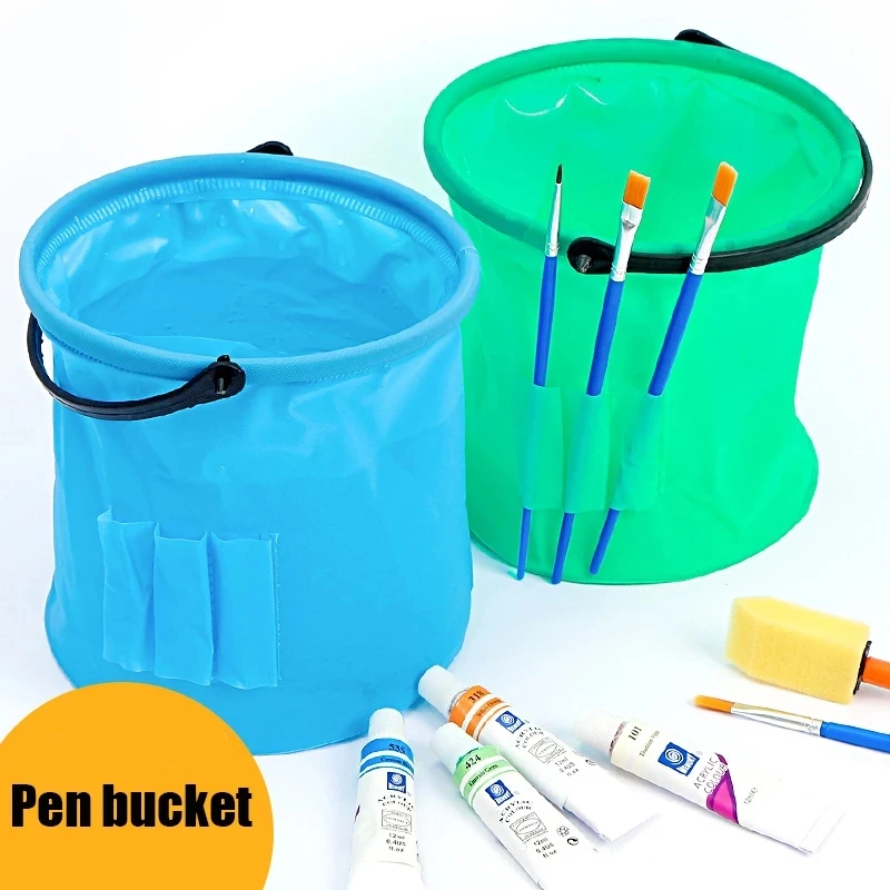 Paint Brush Washer Folding Bucket for Kid Outdoor Brush Washing Bucket 4 Colors Rubber Brush Storage Bucket School Art Supplies
Paint Brush Washer Folding Bucket for Kid Outdoor Brush Washing Bucket 4 Colors Rubber Brush Storage Bucket School Art Supplies