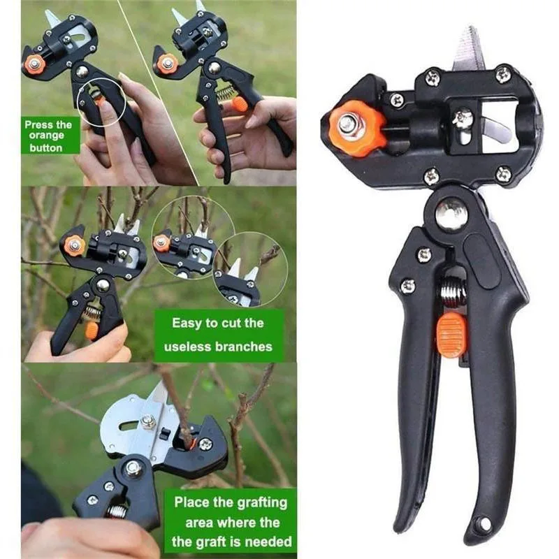Grafting Pruner Garden Grafting Tool Professional Branch Cutter Secateur Pruning Plant Shears Boxes Fruit Tree Grafting Scissor
Grafting Pruner Garden Grafting Tool Professional Branch Cutter Secateur Pruning Plant Shears Boxes Fruit Tree Grafting Scissor