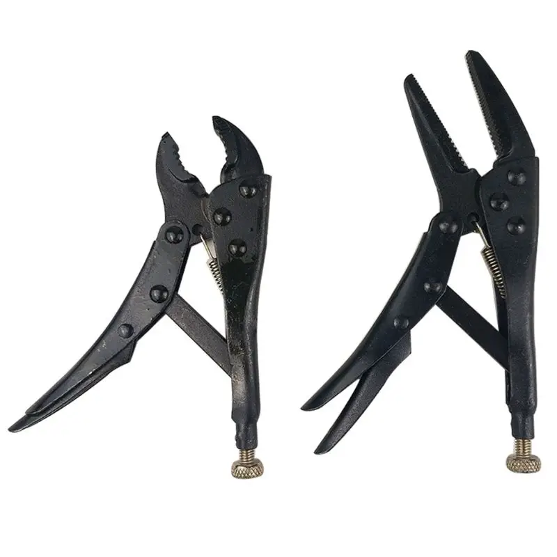4Pcs/Set Hand Jaw Pliers Locking Vise Grip 5\"/7\"Curved Jaw Locking Pliers 6.5\" X4YE
4Pcs/Set Hand Jaw Pliers Locking Vise Grip 5\"/7\"Curved Jaw Locking Pliers 6.5\" X4YE