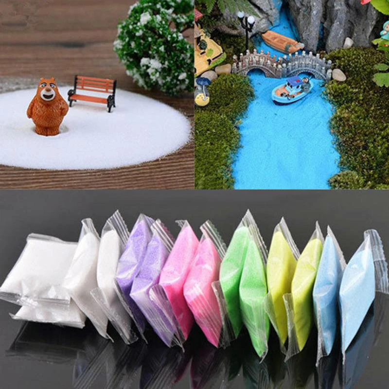 Artificial Quartz Sand Fairy Garden Powder Mini Tree Snow Micro Landscape Decor Craft Kids DIY Sand Table Accessories 24g/Bag
Artificial Quartz Sand Fairy Garden Powder Mini Tree Snow Micro Landscape Decor Craft Kids DIY Sand Table Accessories 24g/Bag