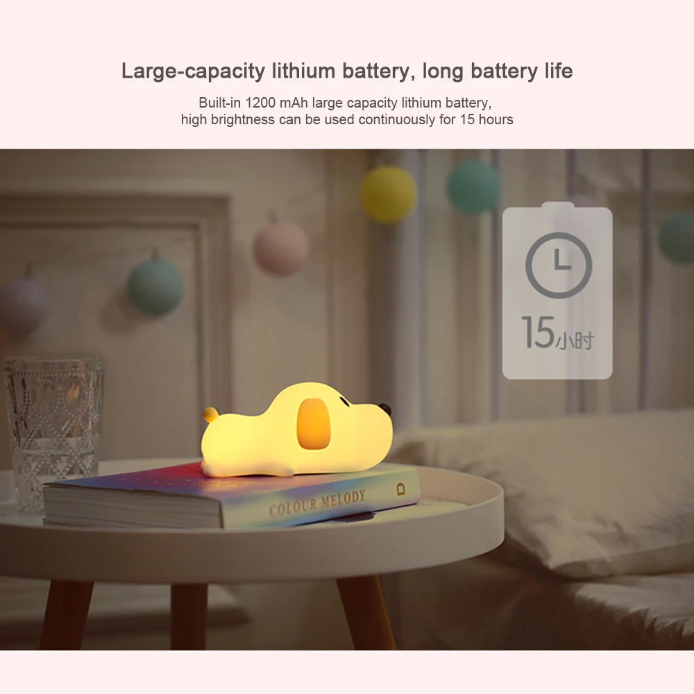 Dull led silicone Nightlight USB charging timing atmosphere lamp children's bedside intelligent pat lamp
Dull led silicone Nightlight USB charging timing atmosphere lamp children's bedside intelligent pat lamp