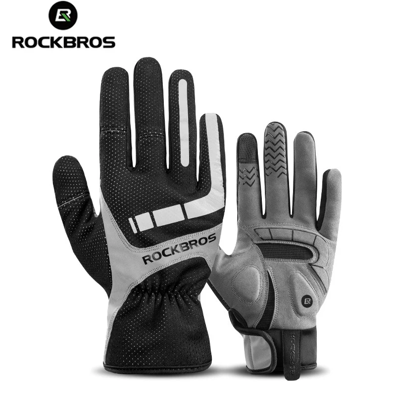 ROCKBROS Cycling Gloves Windproof Waterproof SBR Shckproof Touch Screen Keep Warm Bicycle Motorcycle Ride Gloves
ROCKBROS Cycling Gloves Windproof Waterproof SBR Shckproof Touch Screen Keep Warm Bicycle Motorcycle Ride Gloves