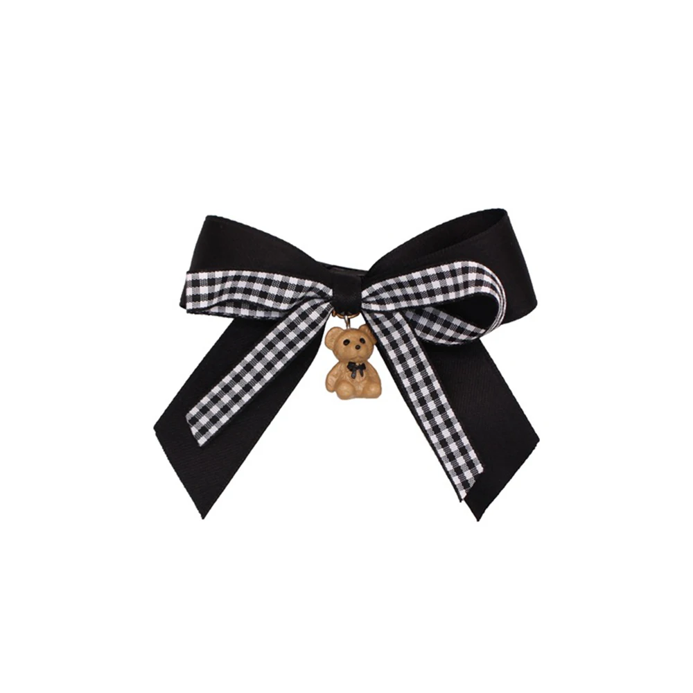 Korean Children Simple Cute bear Hairpins Fashion Sweet Girl Princess Fabric Plaid Bow Hair Clips Hair Accessories
Korean Children Simple Cute bear Hairpins Fashion Sweet Girl Princess Fabric Plaid Bow Hair Clips Hair Accessories