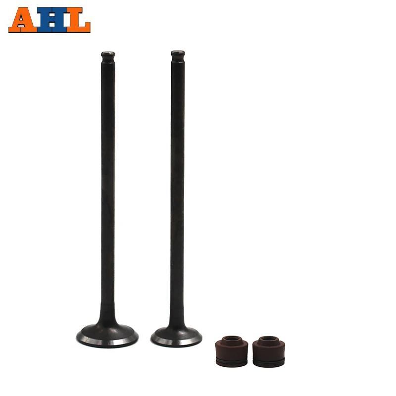 AHL 1 пара (1 впускной клапан и 1 выпускной клапан), шток клапана с уплотнением клапана для KAWASAKI ZX400 ZZR400 1989-1994 ZX500 ZZ-R500 ZZR500 1990 
AHL 1 пара (1 впускной клапан и 1 выпускной клапан), шток клапана с уплотнением клапана для KAWASAKI ZX400 ZZR400 1989-1994 ZX500 ZZ-R500 ZZR500 1990