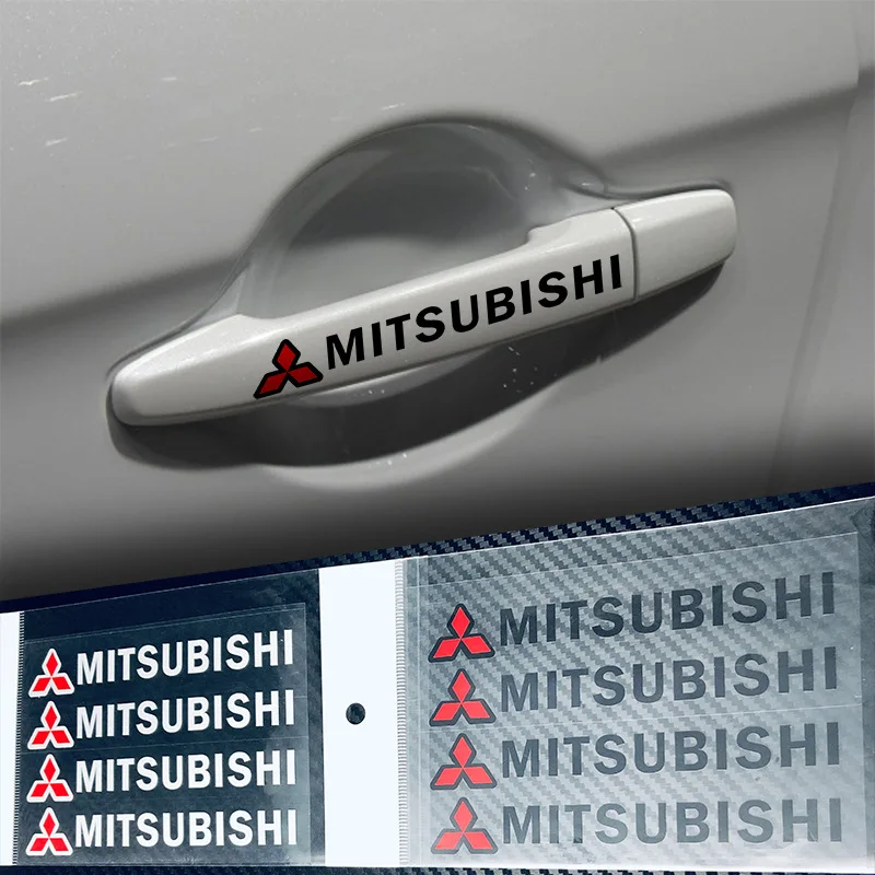 4 шт. наклейки на дверные ручки автомобиля для Mitsubishi Asx Lancer Outlander Pajero EVO, автомобильные аксессуары, аксессуары для автостайлинга
4 шт. наклейки на дверные ручки автомобиля для Mitsubishi Asx Lancer Outlander Pajero EVO, автомобильные аксессуары, аксессуары для автостайлинга