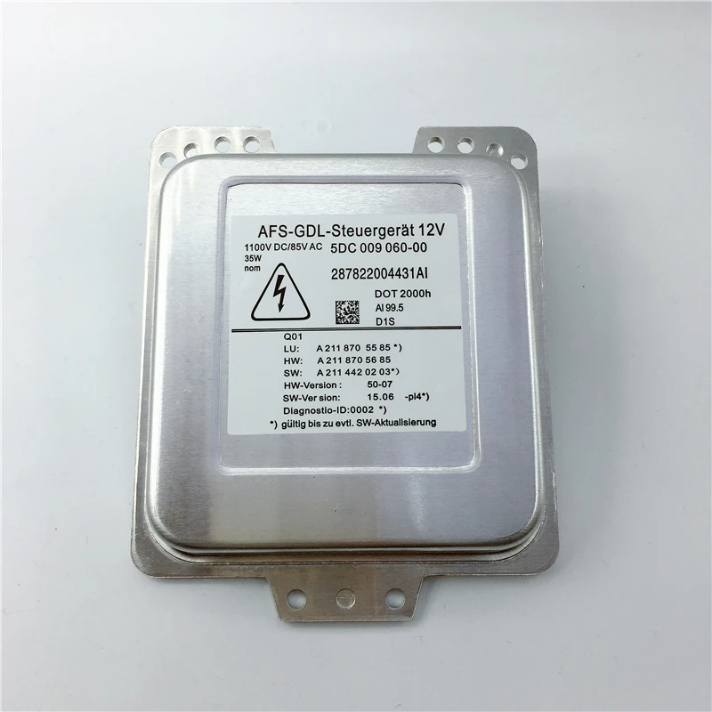 Factory New OEM A2118705585 For Ben(z) W211 Headlight Xenon Ballast 2006-2009 Original D1S AFS Control Unit Module 5DC009060-00
Factory New OEM A2118705585 For Ben(z) W211 Headlight Xenon Ballast 2006-2009 Original D1S AFS Control Unit Module 5DC009060-00