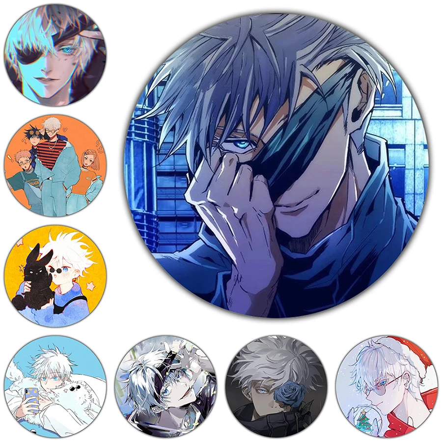 Jujutsu Kaisen Gojo Satoru Character Badges Super Handsom Super Cool Gojo Satoru Figures Brooches for Beautiful Clothing Bags
Jujutsu Kaisen Gojo Satoru Character Badges Super Handsom Super Cool Gojo Satoru Figures Brooches for Beautiful Clothing Bags