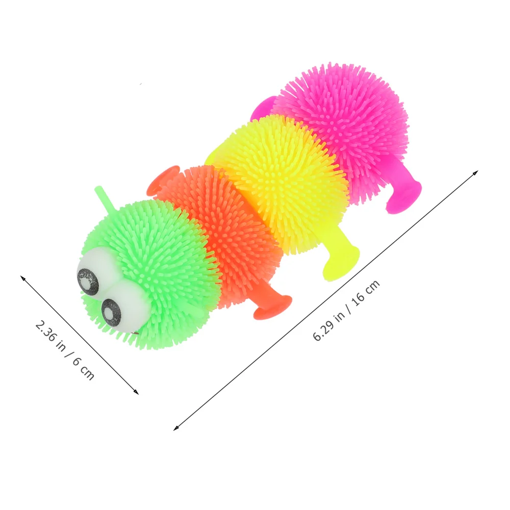1 Set 3Pcs Luminous Caterpillar Toys Caterpillar Shaped Anxiety Relief Toys
1 Set 3Pcs Luminous Caterpillar Toys Caterpillar Shaped Anxiety Relief Toys