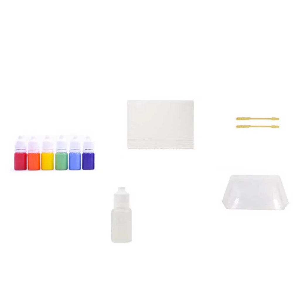 Marbling Painting Kit DIY Painting on Water Creative Art Set of 6 Colors 46ml Drawing Liquid Painting
Marbling Painting Kit DIY Painting on Water Creative Art Set of 6 Colors 46ml Drawing Liquid Painting